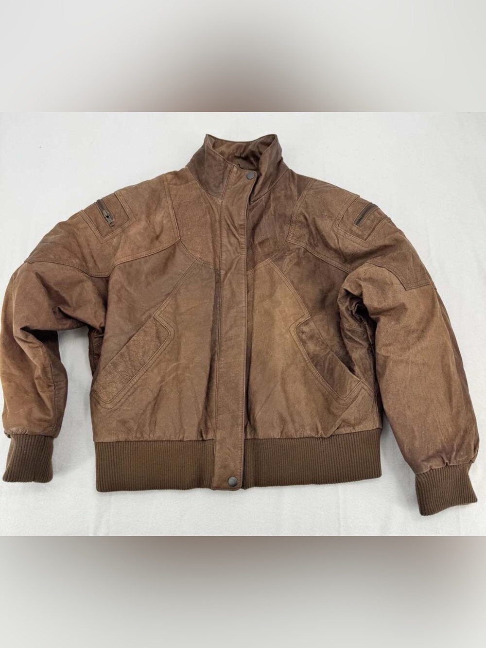 Adventure Bound Originals Vintage Leather Bomber Jacket